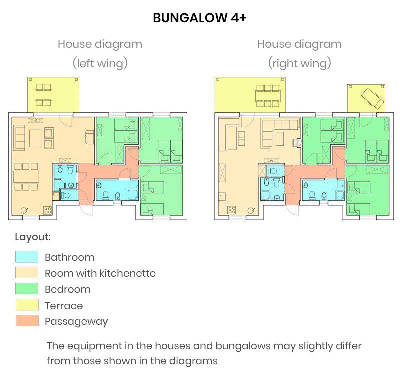 bungalow 4+